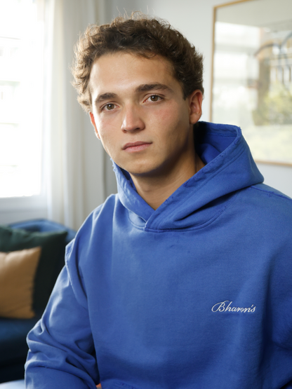 "THE FACTORY" ROYAL BLUE HOODIE