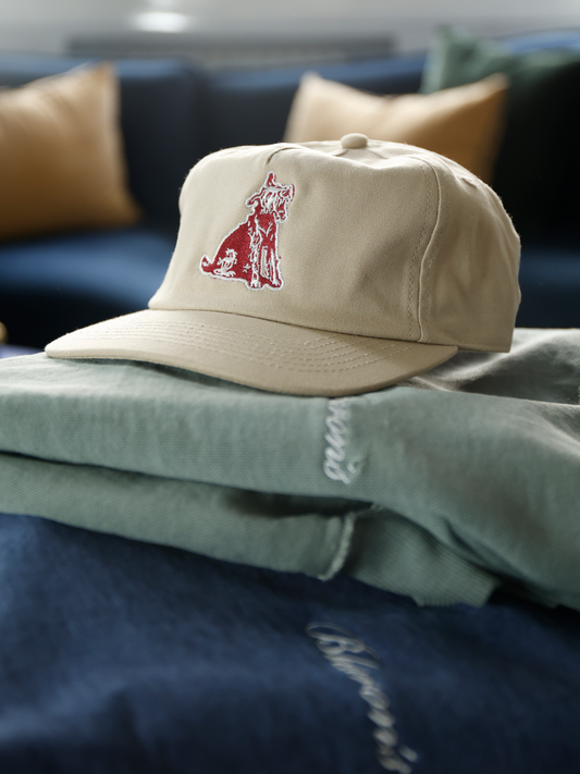 "FRIEND" LOGO HAT (CREAM/ WINE)