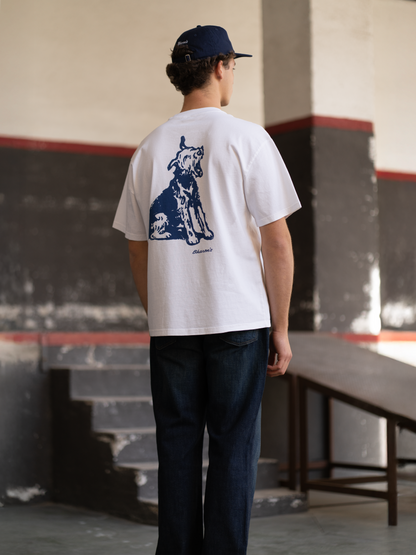 AIREDALE T-SHIRT (WHITE)