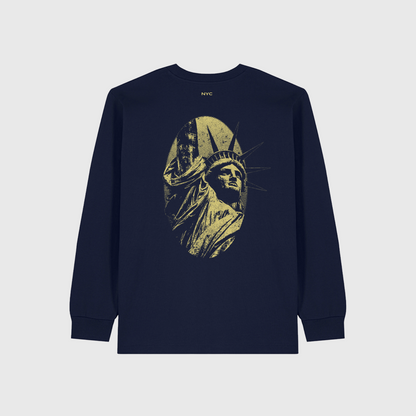 NEW YORK LONG SLEEVE T-SHIRT (NAVY)